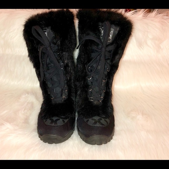 Coach Fur “Jenni” Boots, Size-8( 7 can fit also ) - Picture 3 of 7